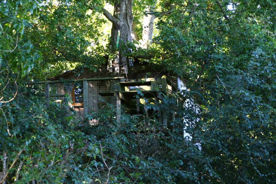 Cabane dans les arbres Hénanbihen Cabane dans les arbres Hénanbihen