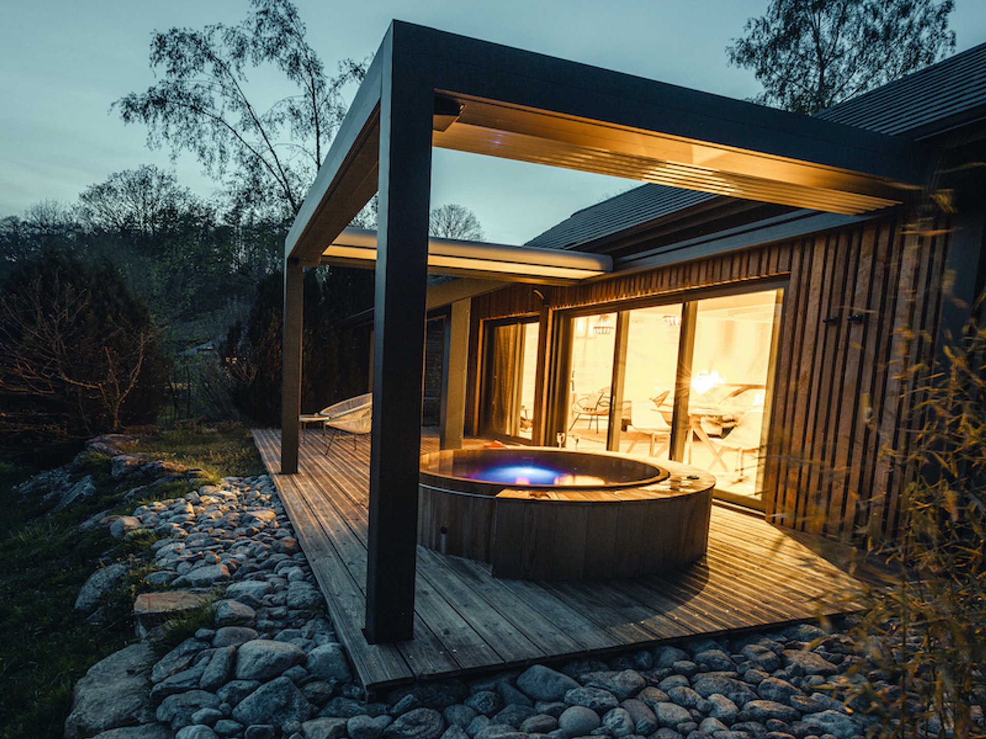Cabane Auvergne-Rhône-Alpes - Lodge Spa privatif Escapade