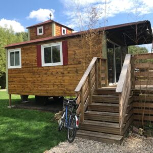 Cabane sur pilotis Château Mobile  et  Spa