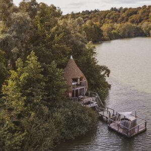 Cabane sur pilotis Cabane Spa Songe