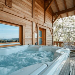 Cabane sur pilotis Cottage Spa Orion