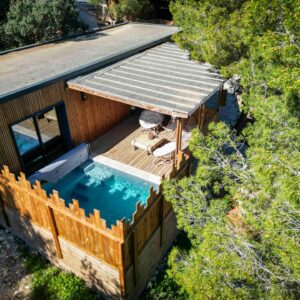 Cabane sur pilotis Villa XXL Safari avec Piscine