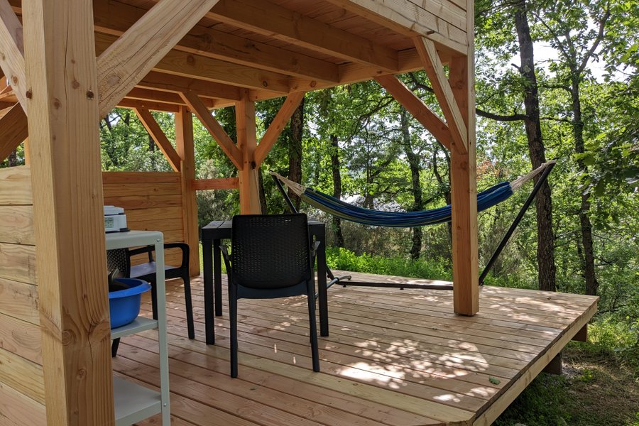 Cabane sur pilotis Camping Le Roc del Rey Cabane sur pilotis Camping Le Roc del Rey