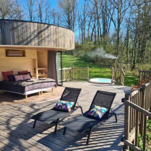 Cabane sur pilotis La Cabane du Bas  et  Spa
