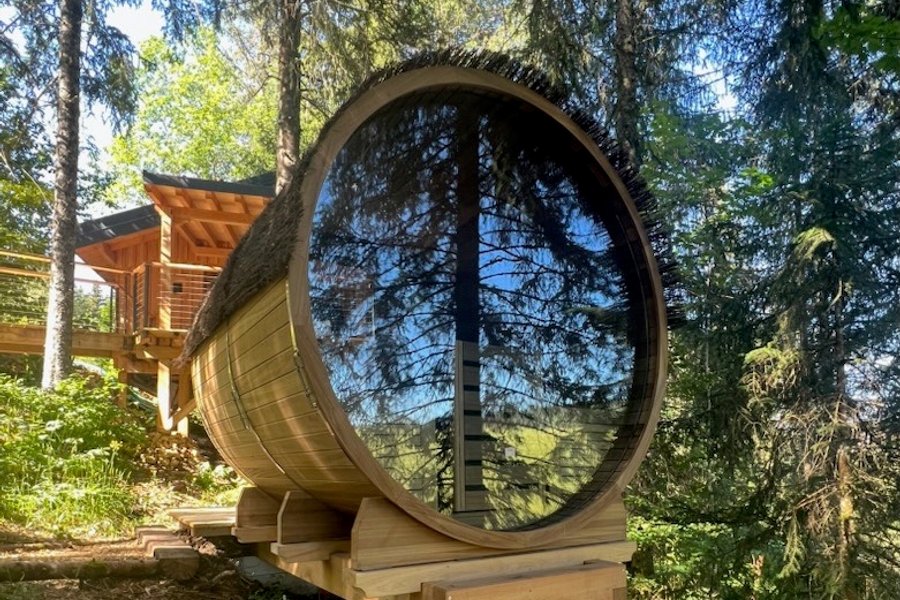 Cabane sur pilotis 25240 Petite Chaux Cabane sur pilotis 25240 Petite Chaux