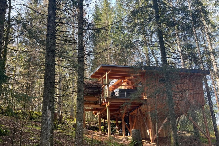 Cabane sur pilotis Bourgogne-Franche-Comté>Doubs Cabane sur pilotis Bourgogne-Franche-Comté>Doubs
