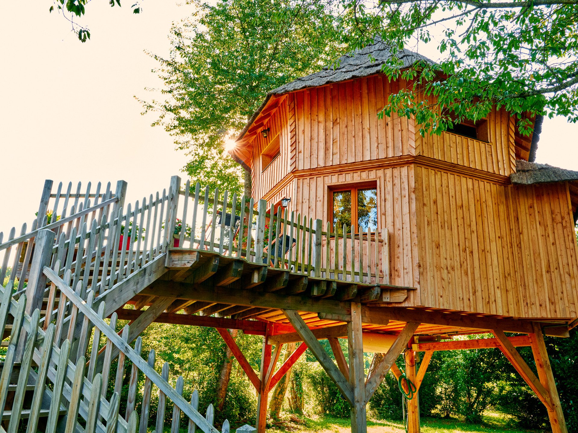 Cabane sur pilotis L'Observatoire et Spa Cabane sur pilotis L'Observatoire et Spa