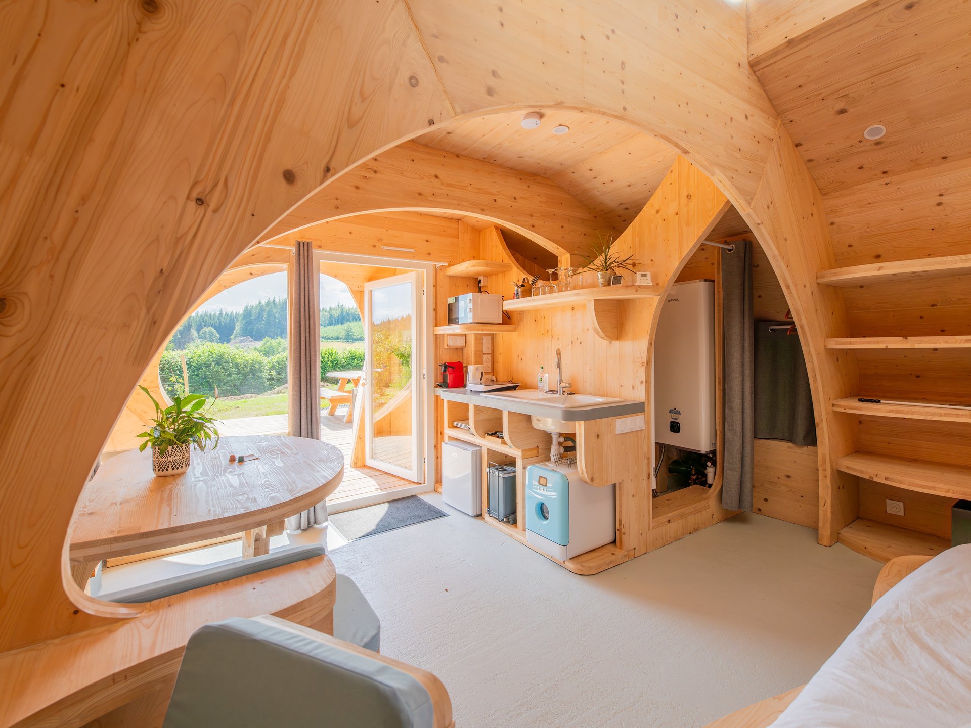 Cabane végétalisée Nid merisier Cabane végétalisée Nid merisier