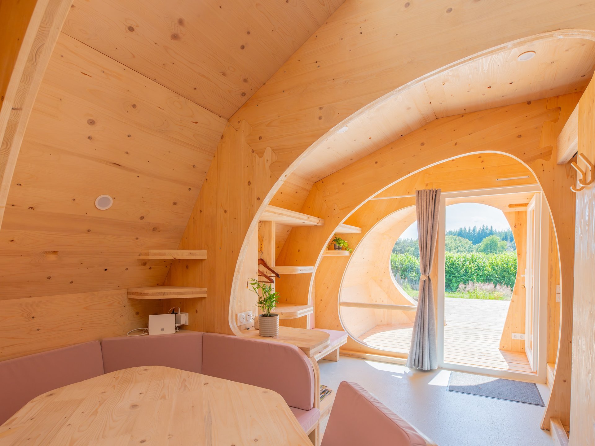 Cabane végétalisée Nid sequoia Cabane végétalisée Nid sequoia
