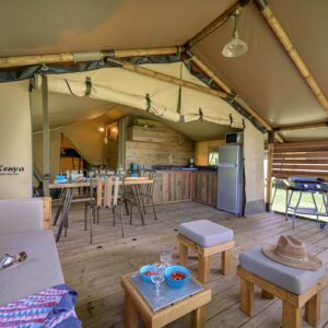 Tente et tente lodge Lodge Kenya Vintage Confort 46m2