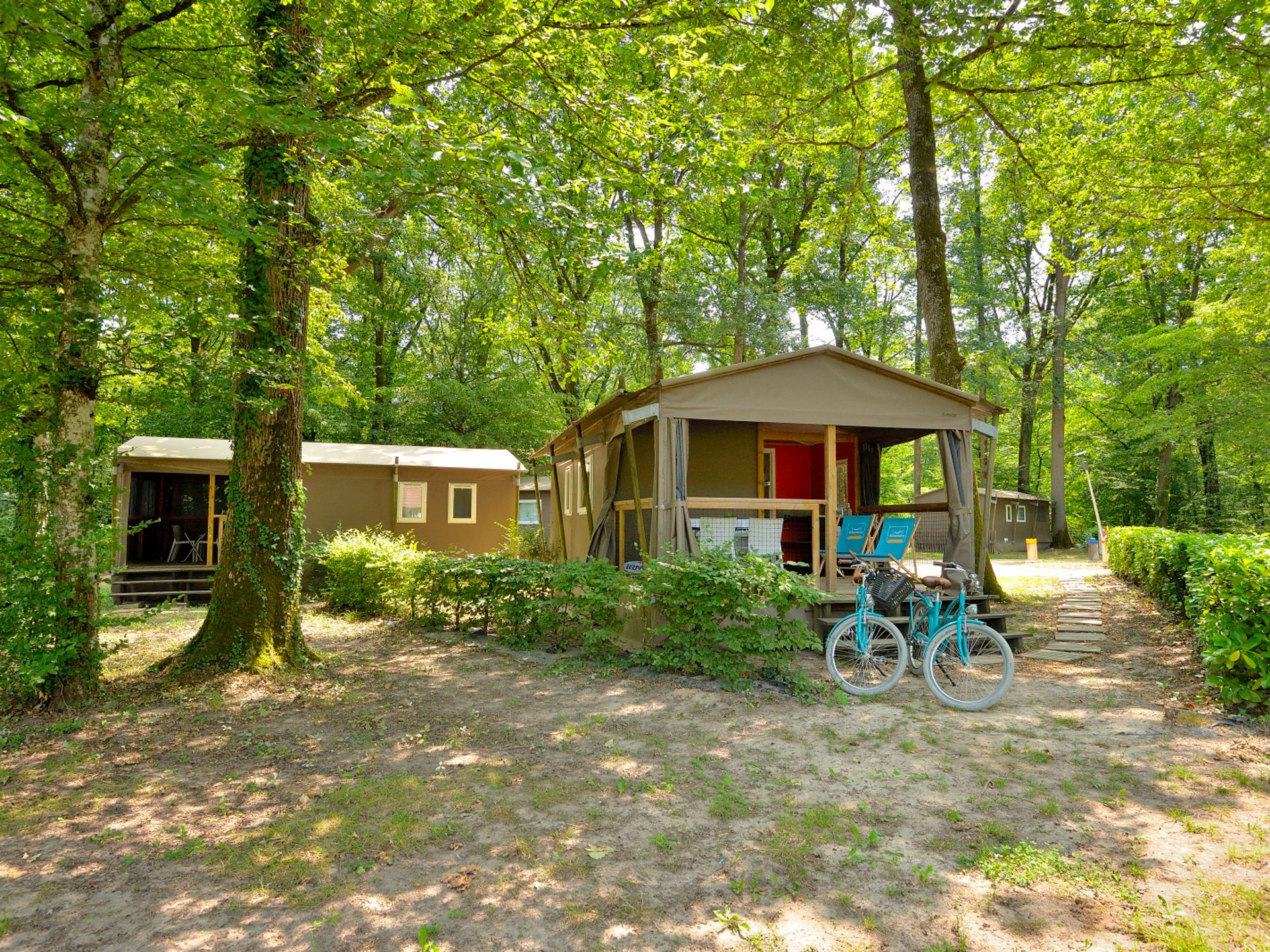 Tente et tente lodge Mobilodge de la Vallée - 4 personnes Tente et tente lodge Mobilodge de la Vallée - 4 personnes