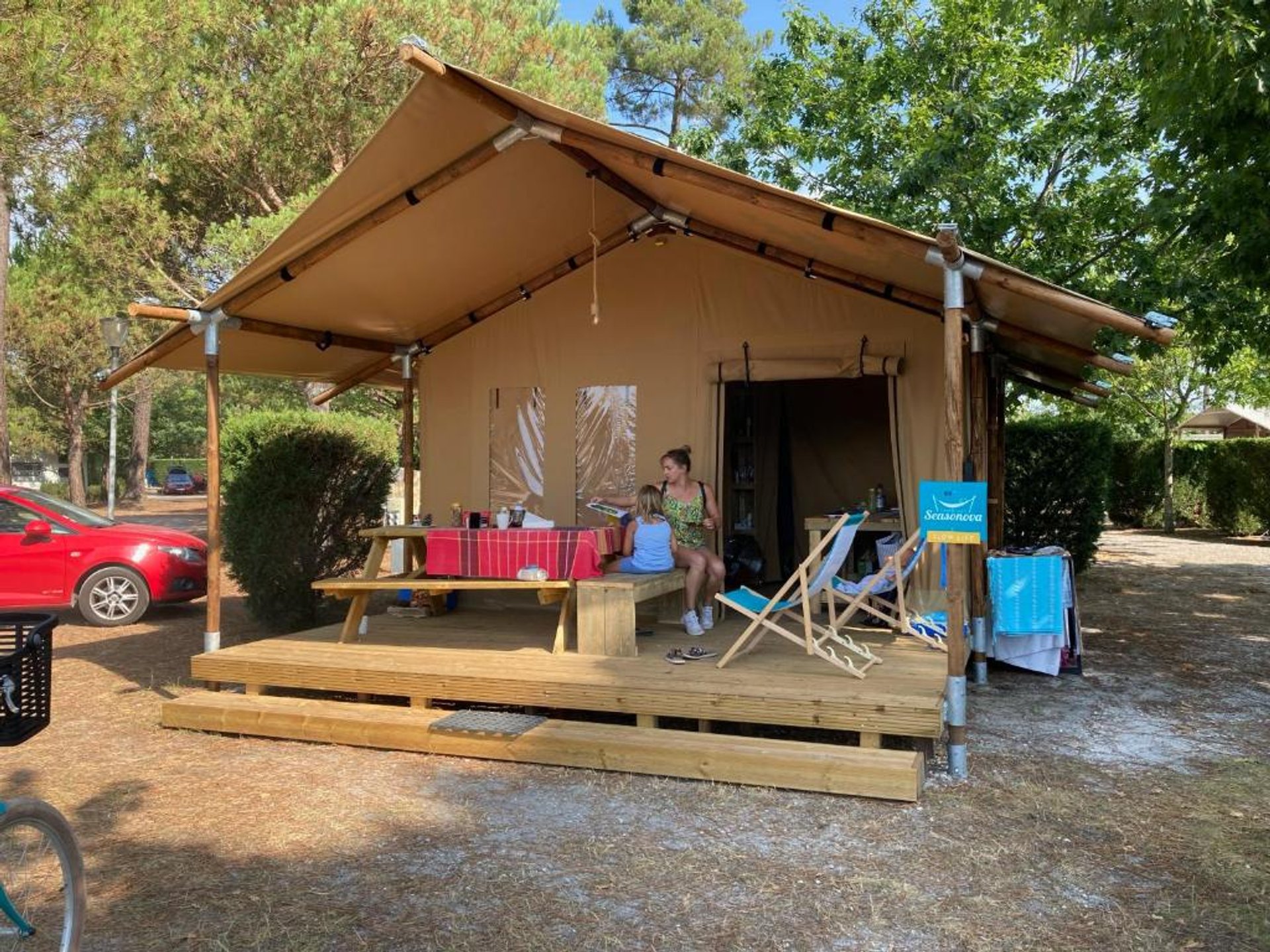 Tente et tente lodge Tente Kenya Arcachon - 5 personnes Tente et tente lodge Tente Kenya Arcachon - 5 personnes