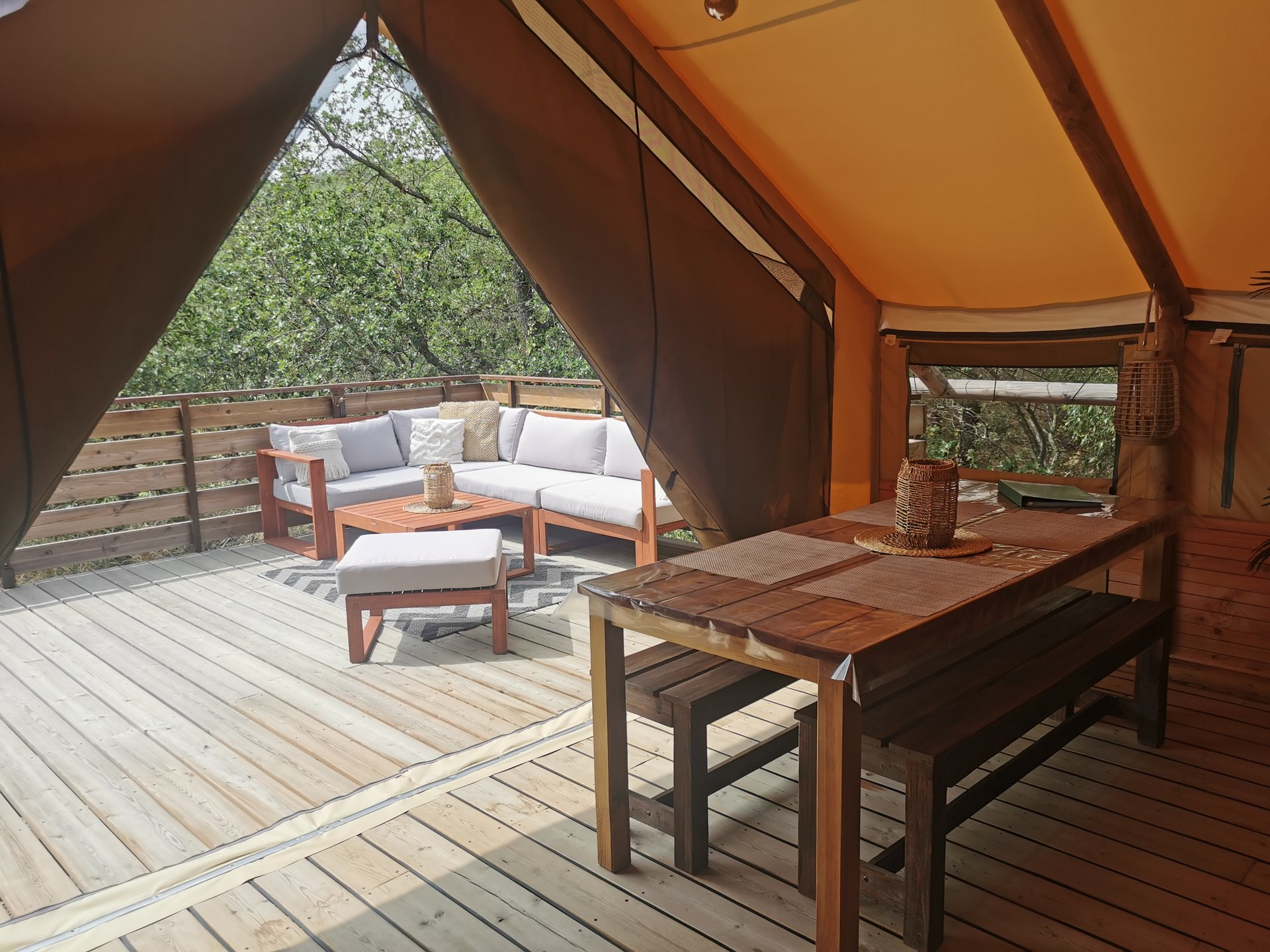 Tente et tente lodge Le lodge cocooning Tente et tente lodge Le lodge cocooning