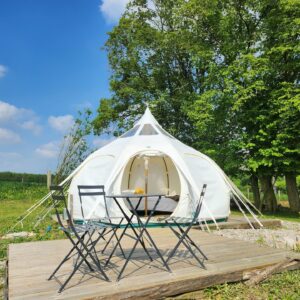 Tente et tente lodge Tente Lotus nature