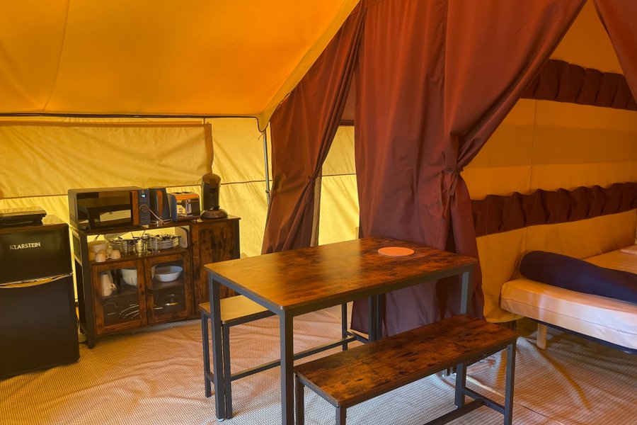Tente et tente lodge Camping paradis Family les issoux d'Ardèche Tente et tente lodge Camping paradis Family les issoux d'Ardèche