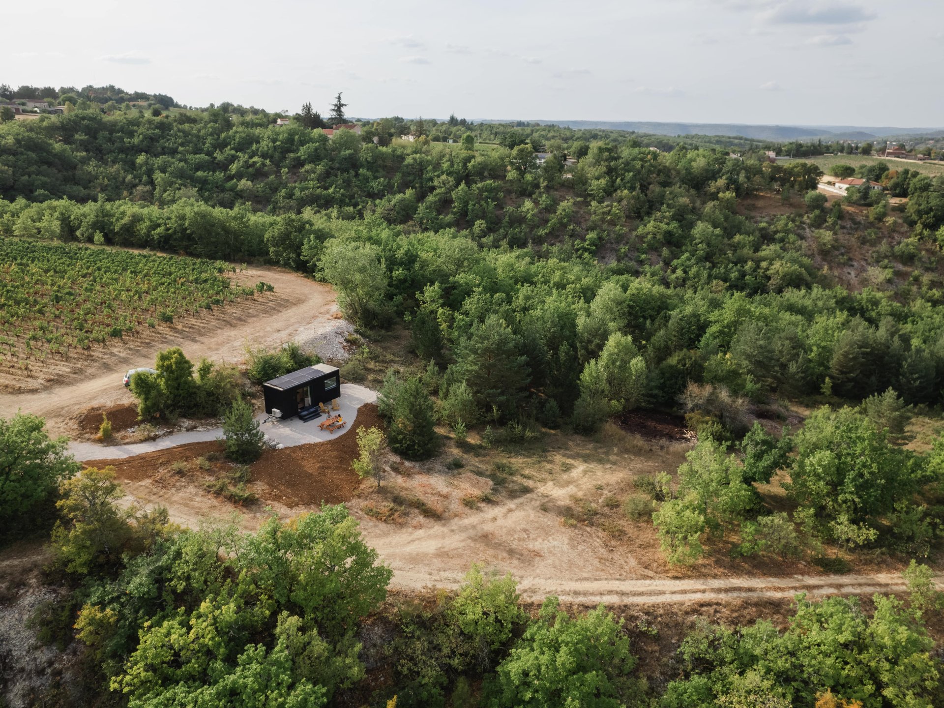 Tiny House Parcel Tiny House - dans les vignes de la Vallée du Lot Tiny House Parcel Tiny House - dans les vignes de la Vallée du Lot